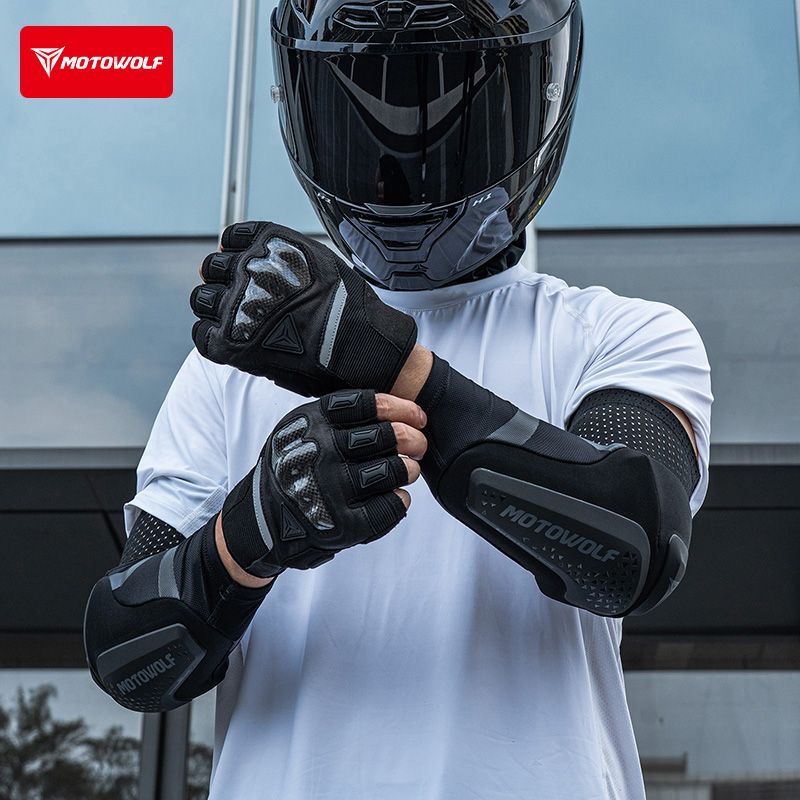 Mountain Biking Elbow Pads - Ochraniacze na łokcie do motocykli, oddychające