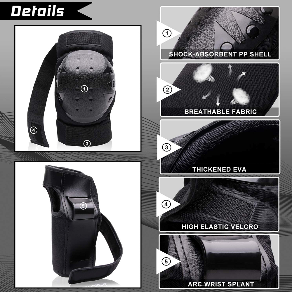 Zestaw ochraniaczy na kolana d – Mountain Biking Elbow Pads recenzja i cena